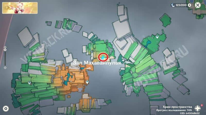 Место загадки для ачивки "Экосистема в ящике" на карте