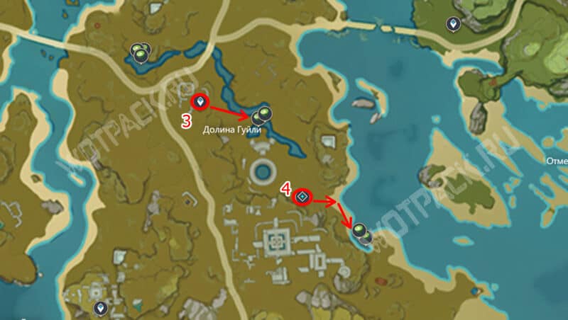 Маршрут сбора чашечек лотоса в долине Гуйли