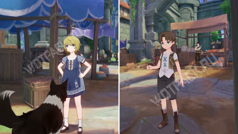 Финн и Патриция на рынке Тернового порта