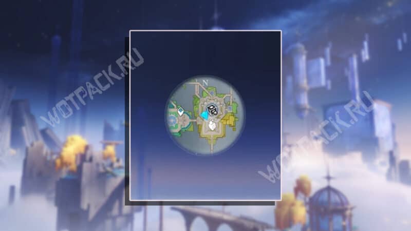 Расположение места подношений на карте