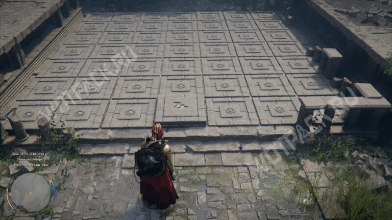 Как решить загадку с плитами в Crimson Desert в Утесе отзвуков эхо