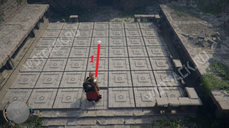 Как решить загадку с плитами в Crimson Desert в Утесе отзвуков эхо