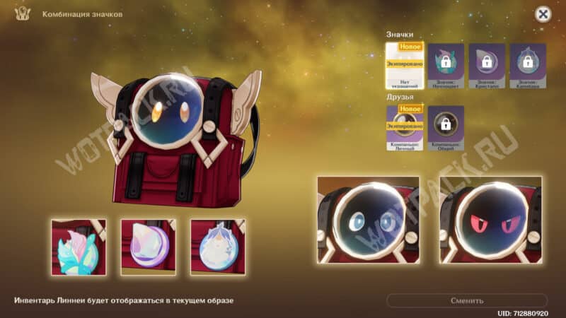 Все варианты кастомизации рюкзака