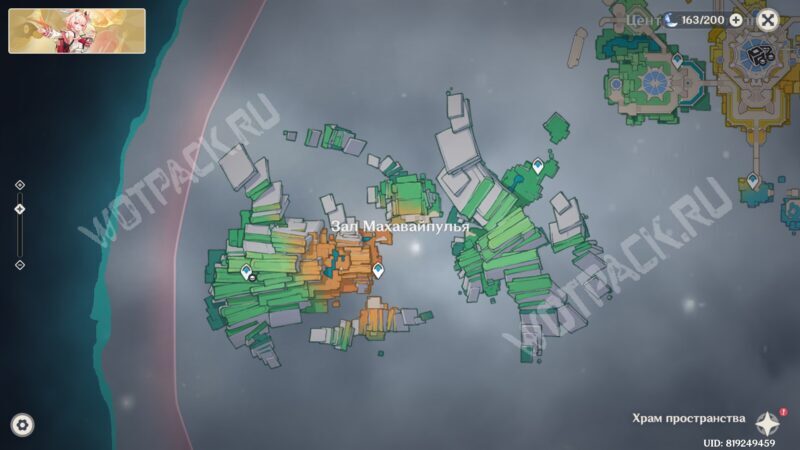 Карта Зала Махавайпулья