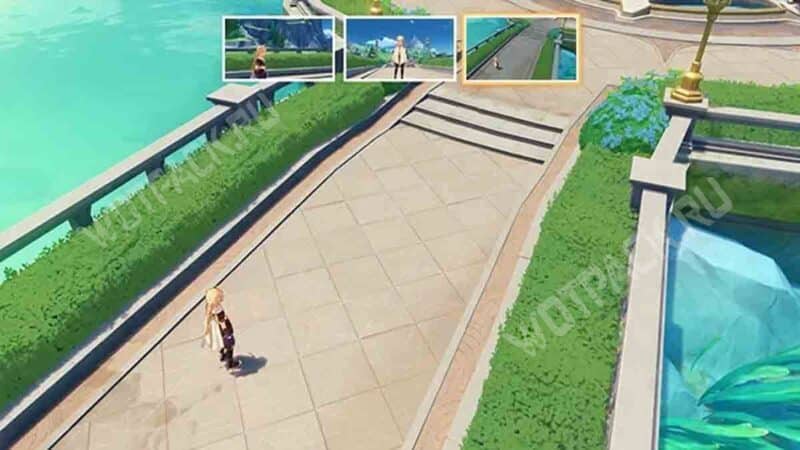 Выбор угла камеры