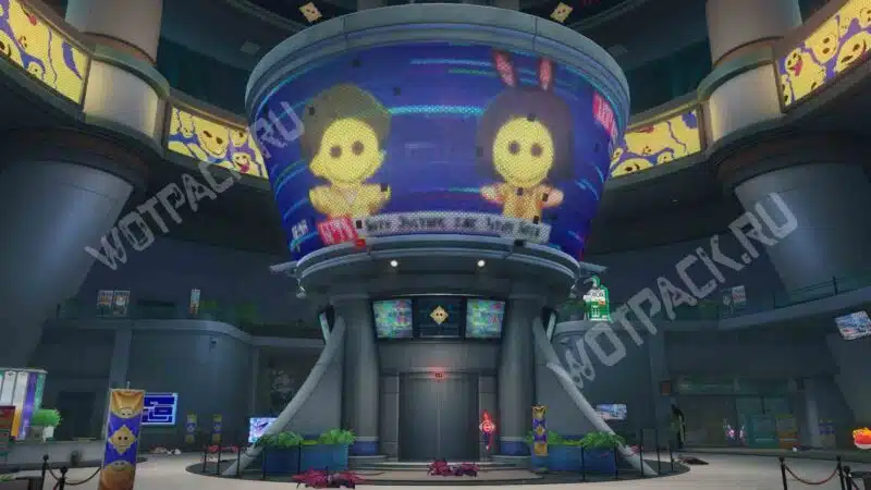 Баннер с ведущими главной программы на Двумернии