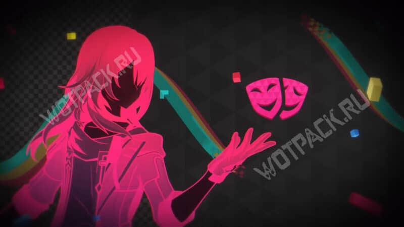 Первопроходец протягивает руку к двум маскам Ахи