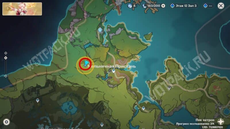 Лесной кабан замирает над цветком в Genshin Impact: как победить Лесного кабана