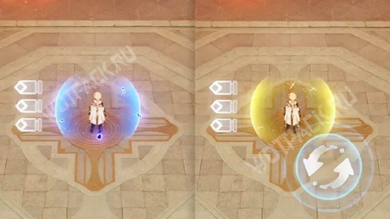 Три вида щита