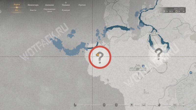 Испытание с нажимными плитами (расположение на карте)