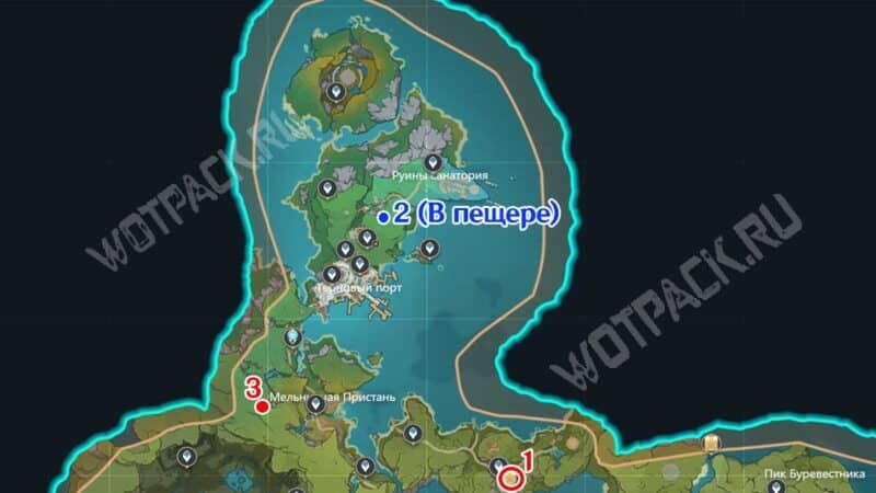 Роскошные ларцы на карте