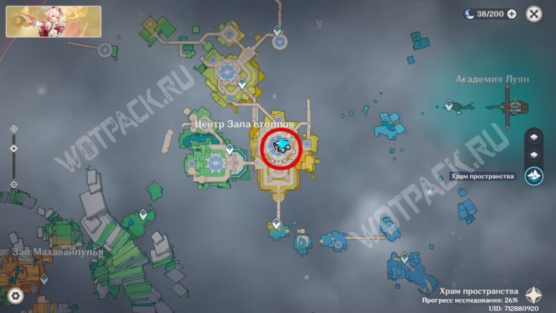 Расположение сувенирной лавки Храма пространства на карте