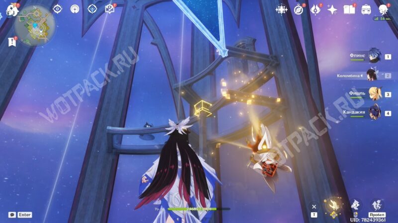 Центр Зала столпов в Genshin Impact: как решить загадку с зеркалами и стражниками