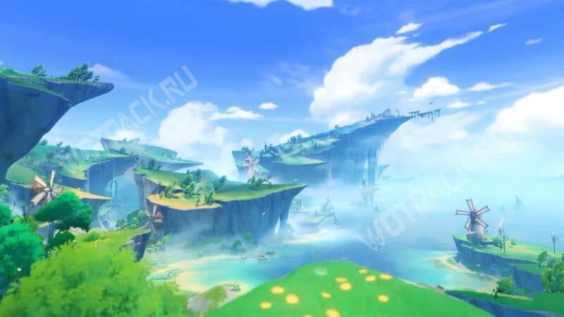 Поляны и обрывы Пика ветров