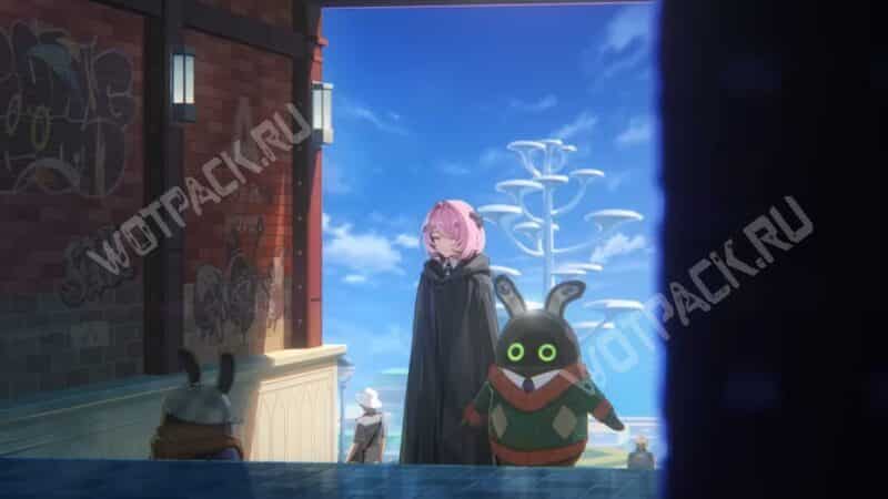 Рэмиэлла идёт с банбу по улице