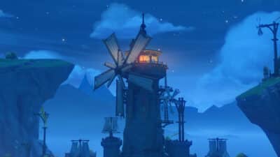 Ветры у подножия Башни безмолвия в Genshin Impact: где находится другой вход в руины у основания маяка