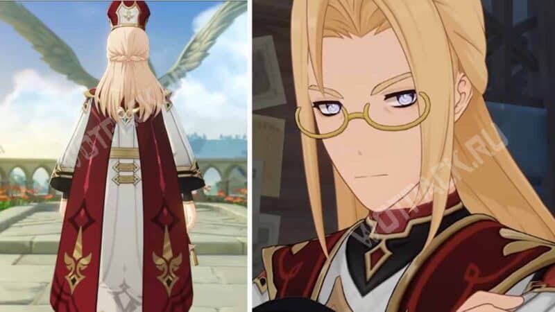 Лицо кардинала рассвета и его ряса