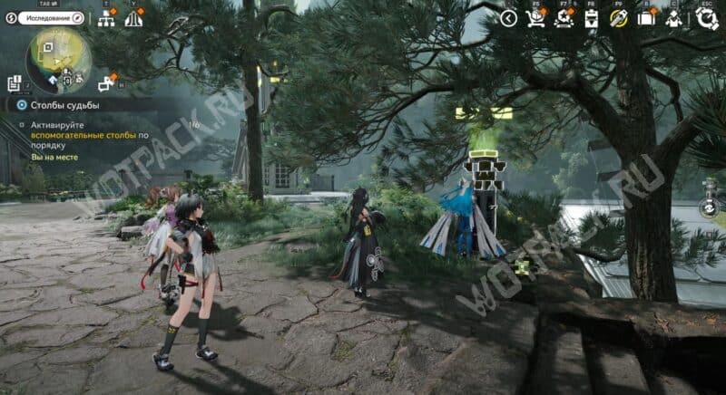 Второй столб в игре