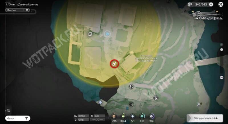 Второй столб на карте