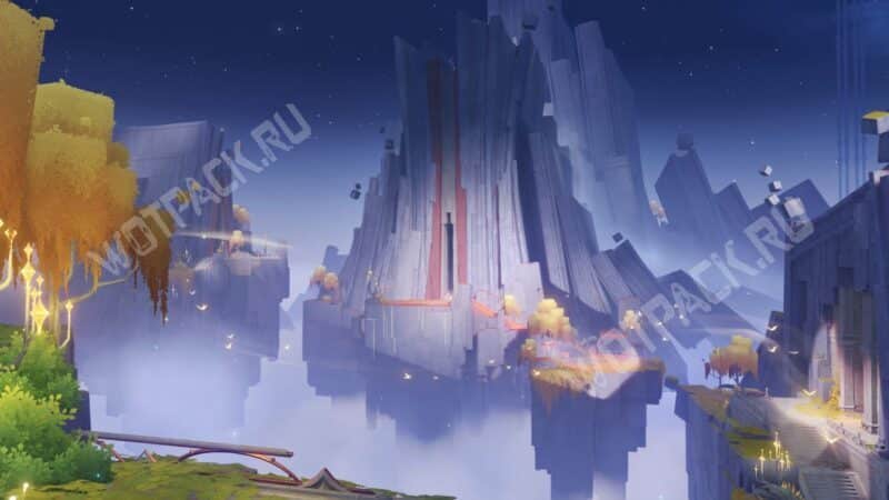 Разлом в парящей скале