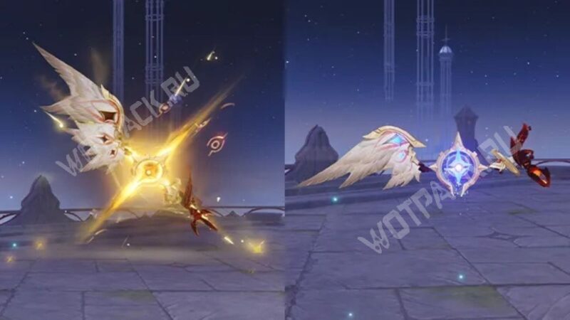 Хранитель измерений до и после поглощения элемента