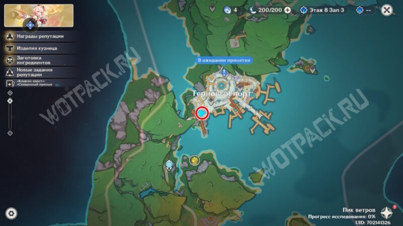 Местонахождение Финна и Патриции