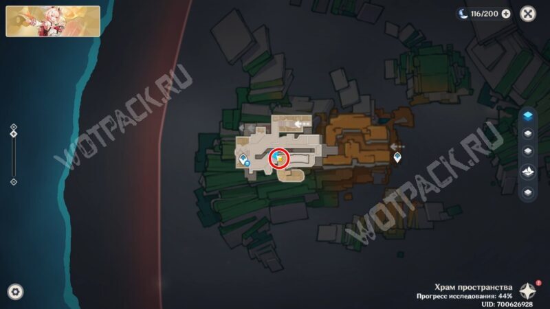 Карта с расположением Цун Шэня