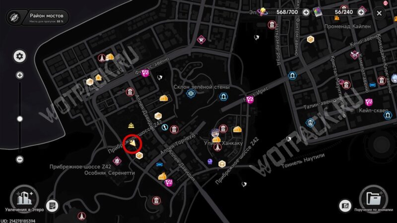 Расположение прачечной улицы Уайт Пэррот на карте