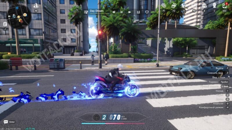 青い炎のバイクエフェクトはどんな感じですか？