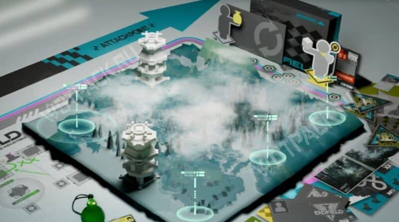 Ulin's tabletop map in the events tab