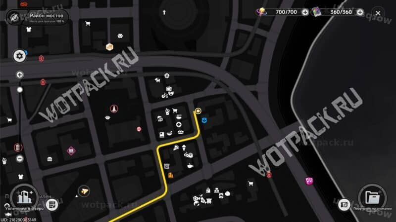 Расположение квартиры Минт на карте