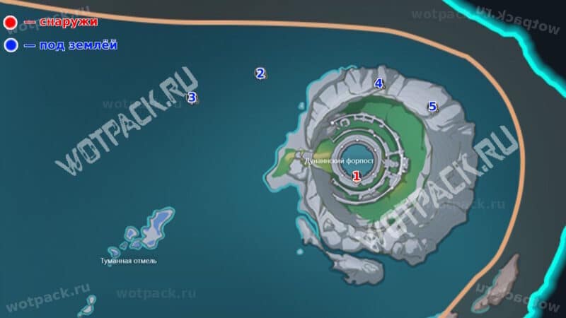 Карта Лунокулов в Дунаннской впадине