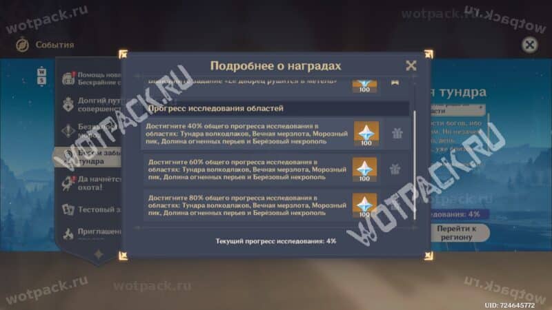 богом забытая тундра (вкладка с наградами)