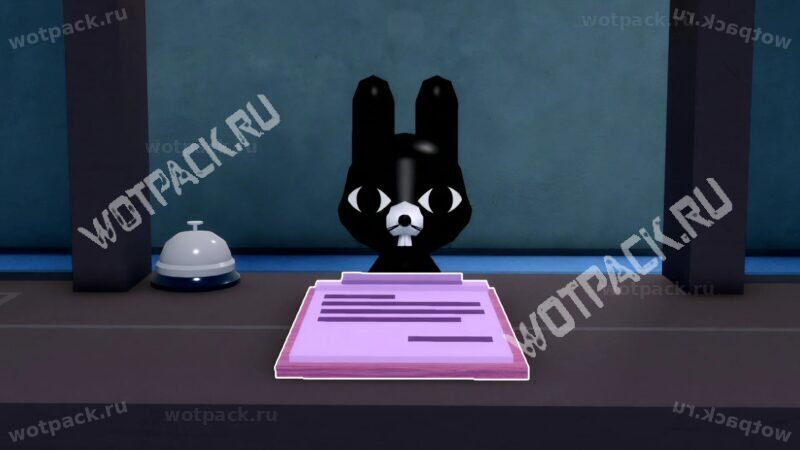 Крыс Рэттью у стойки регистрации в Больнице для животных