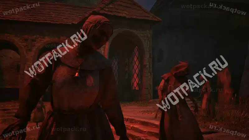 Мёртвые монахини во дворе монастыря