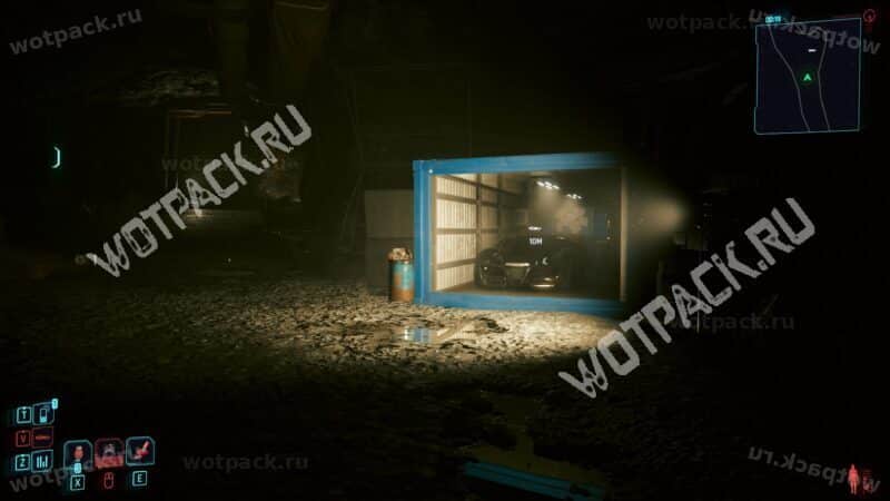 Мракмобиль в контейнере
