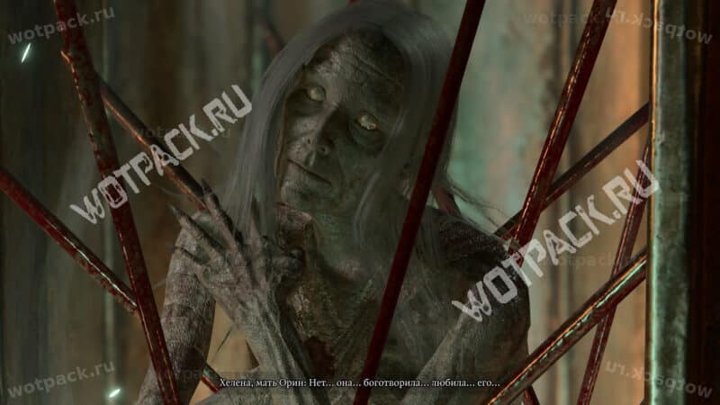 Мать Орин подтверждает, что она напала на нее по приказу Саревока в диалоге