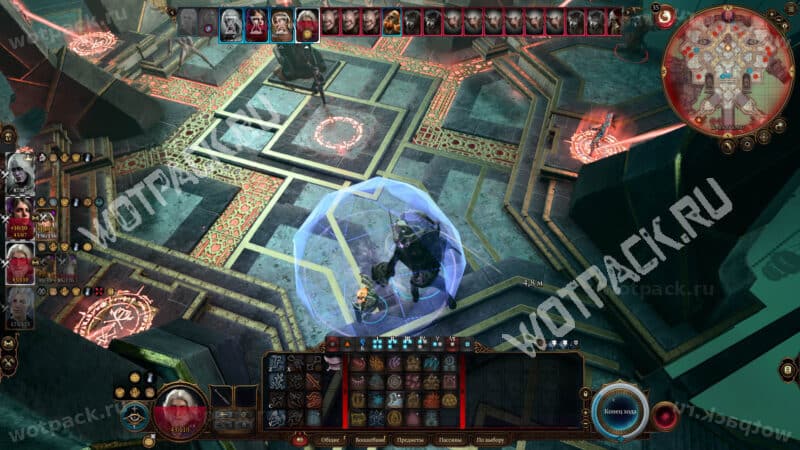 Купол заклинания "Неуязвимость" в Baldur's Gate 3